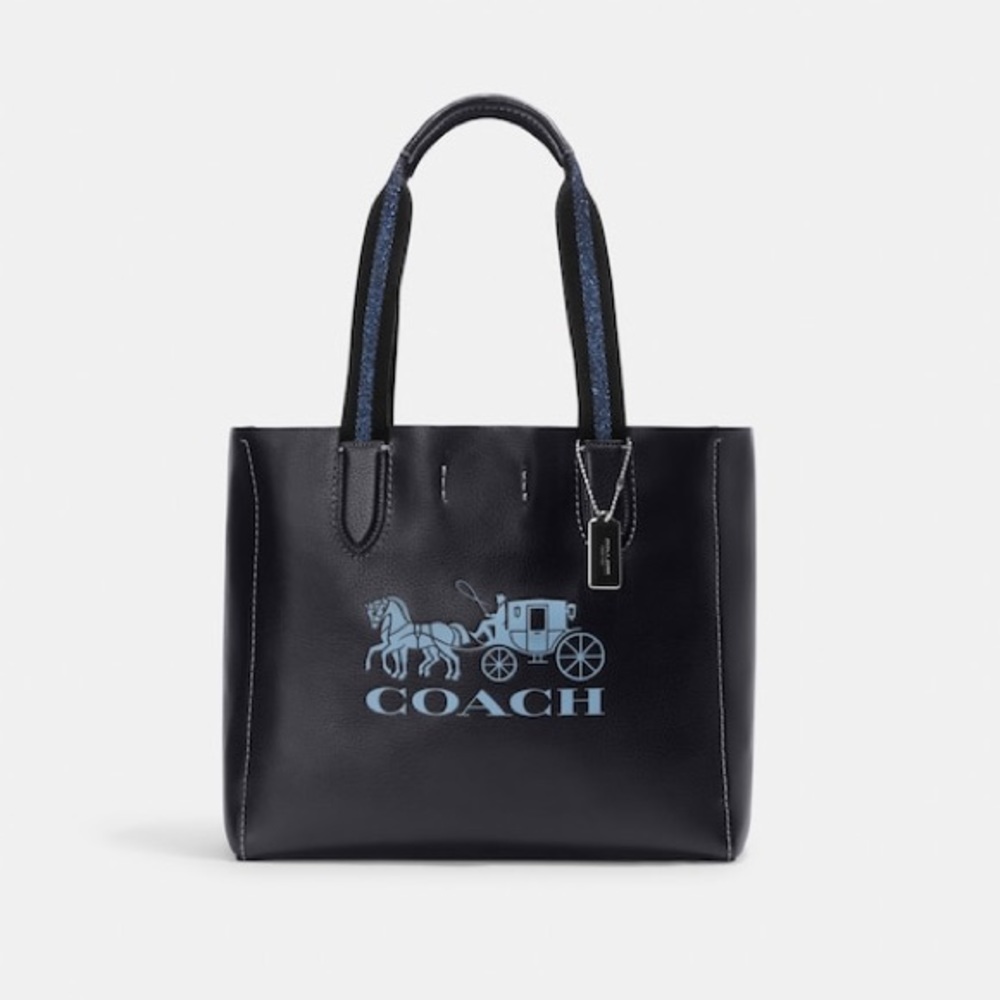 Coach Derby Tote With Horse And Carriage